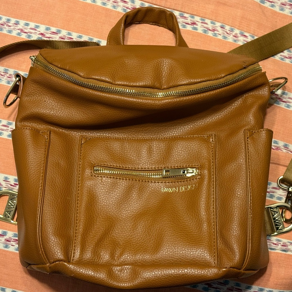 Fawn Design Tan Mini Backpack